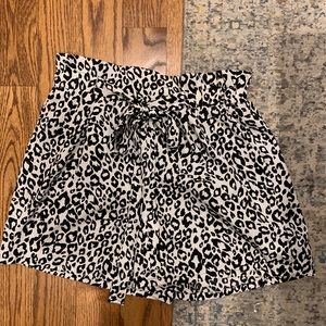 Leopard Print Shorts